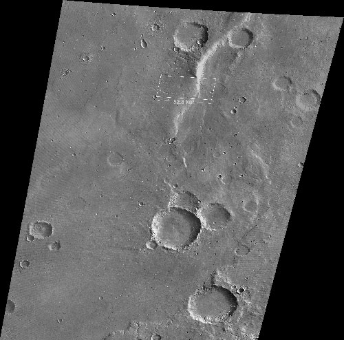 This image shows the northernmost portion of the second Context Camera image