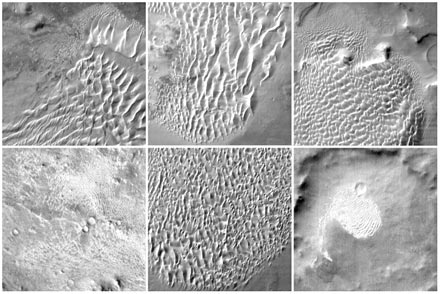 Martian Dunes in Infrared