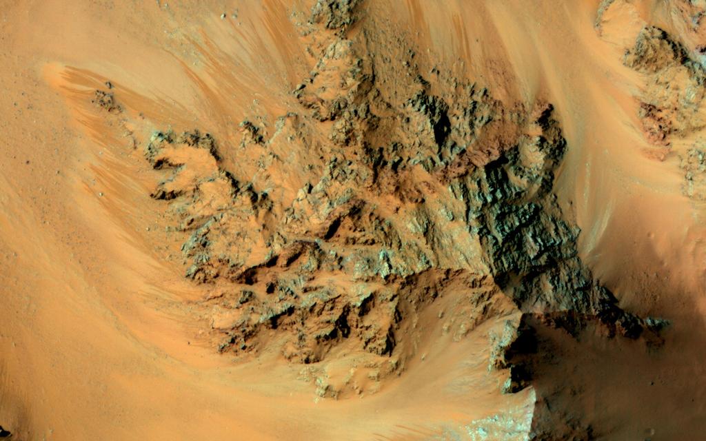 Recurring slope lineae (RSL) are active flows on warm Martian slopes that might be caused by seeping water.