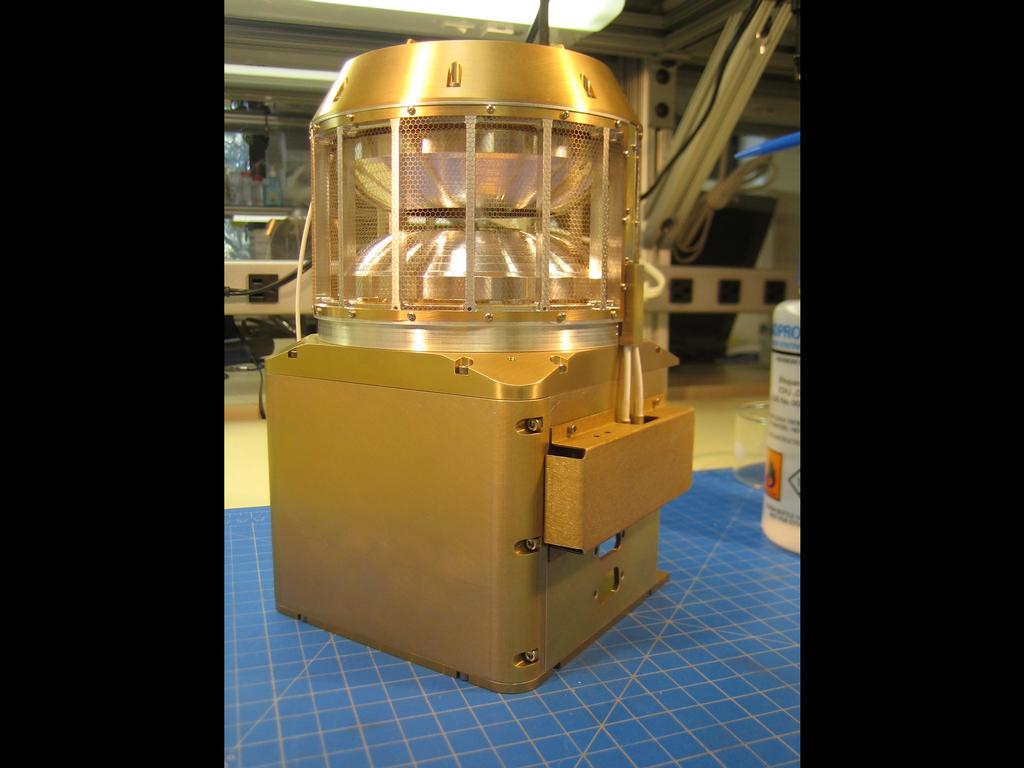 The Solar Wind Ion Analyzer (SWIA) is a part of the Particles and Fields (P & F) Package and measures the solar wind and magnetosheath ion density and velocity.