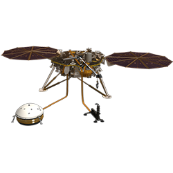 InSight lander cutout