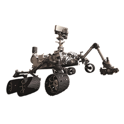 Curiosity rover cutout