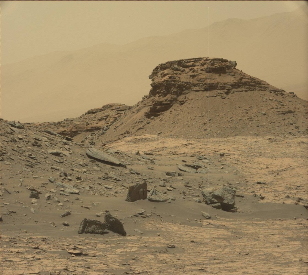 Mastcam view of one of the Murray Buttes