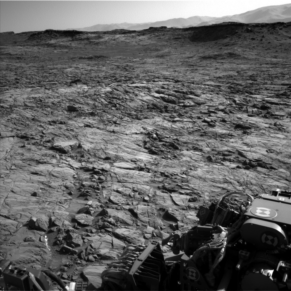 Navcam view from Sol 1262
