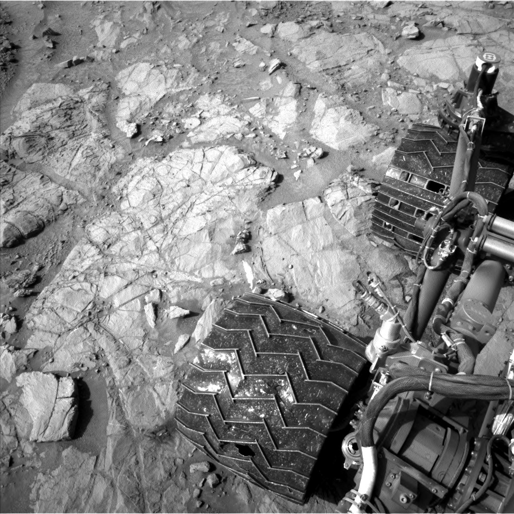 Murray formation under the rover's wheels.