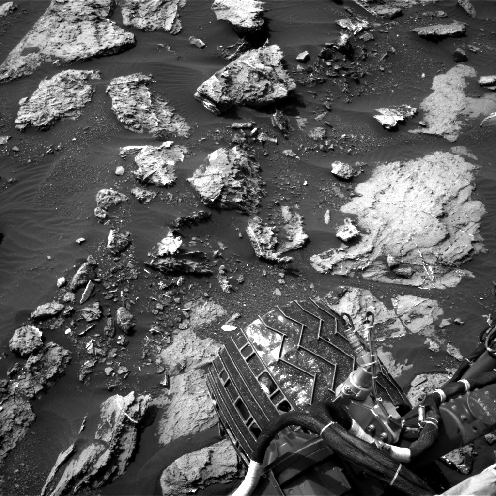 Navcam view from sol 1501