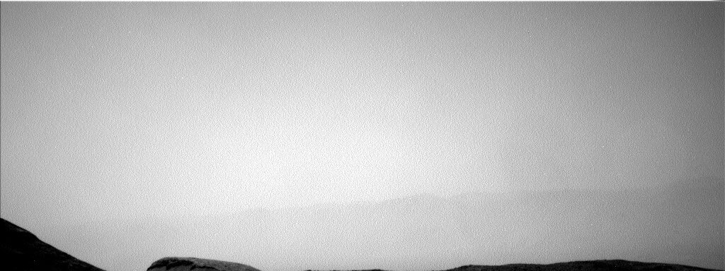 Looking north towards the crater rim. This image was taken by Left Navigation Camera onboard NASA's Mars rover Curiosity on Sol 4128.