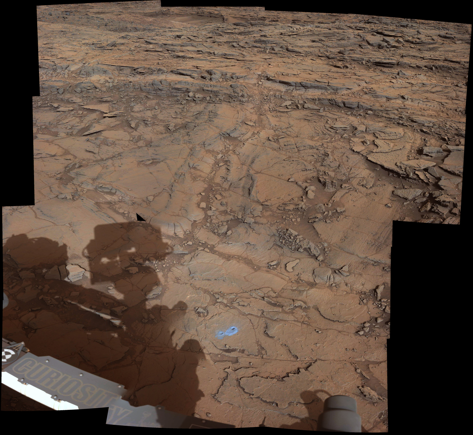 'Big Sky' and 'Greenhorn' Drilling Area on Mount Sharp