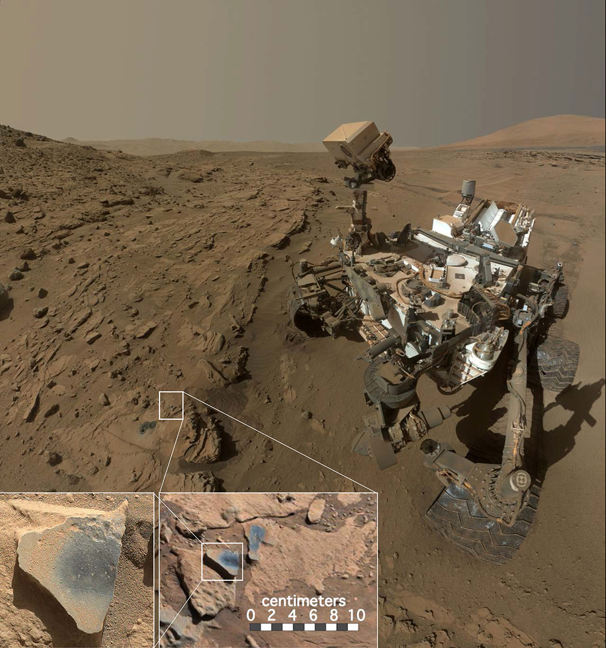 NASA's Curiosity at Site of Clues About Ancient Oxygen