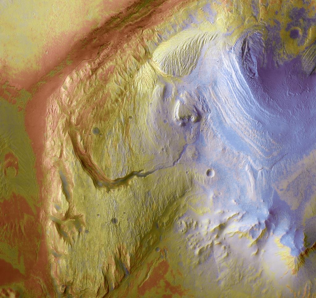 Gale Crater forms a large natural repository for much of Martian geologic history.