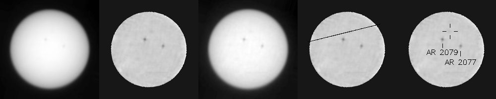 Image of Mercury Transit of the Sun, Seen From Mars