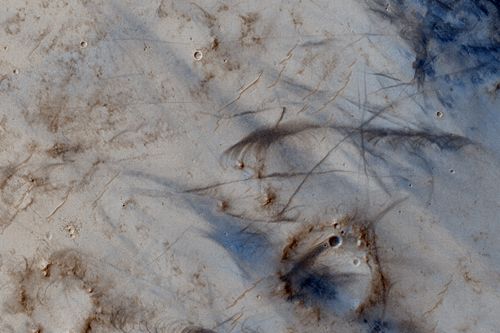 Dust-Devil Tracks in Southern Schiaparelli Basin