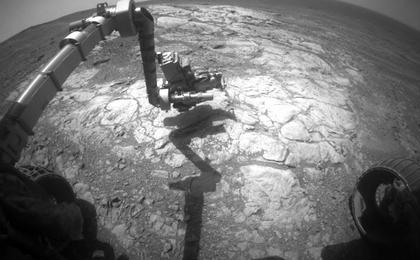 View image for Mars Rover Opportunity Examines Bright 'Athens'