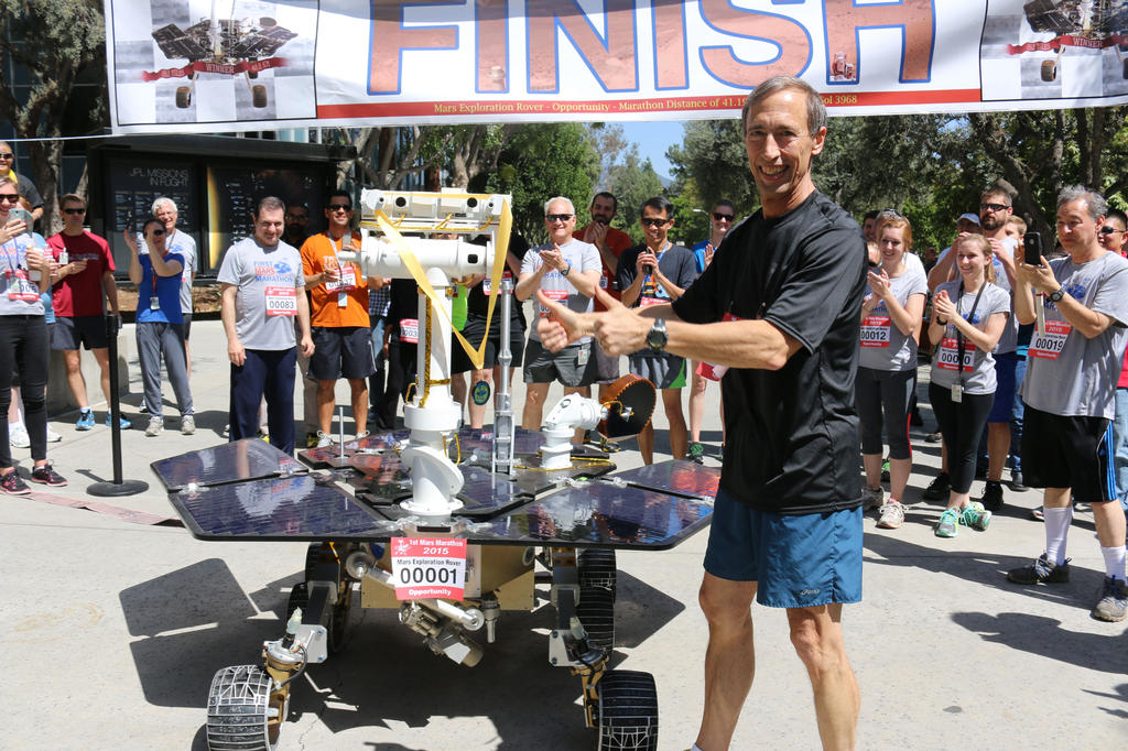 JPL Deputy Director Awards 'Bubba' Test Rover a Medal