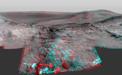 View image for Opportunity's Approach to 'Marathon Valley' (Stereo)