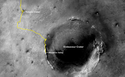 View image for Opportunity Rover's Full Marathon-Length Traverse