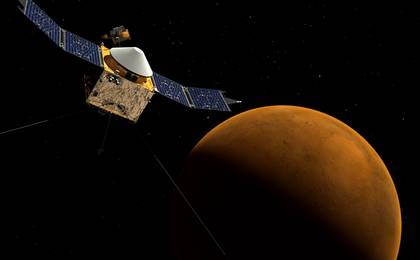 View image for MAVEN at Mars, Artist's Concept