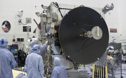 View image for MAVEN's High-Gain Antenna