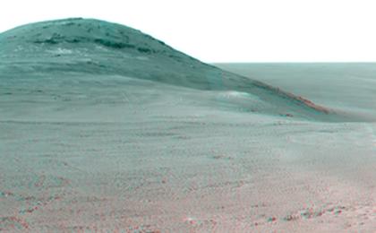 View image for Panorama Above 'Perseverance Valley' on Mars (Stereo)