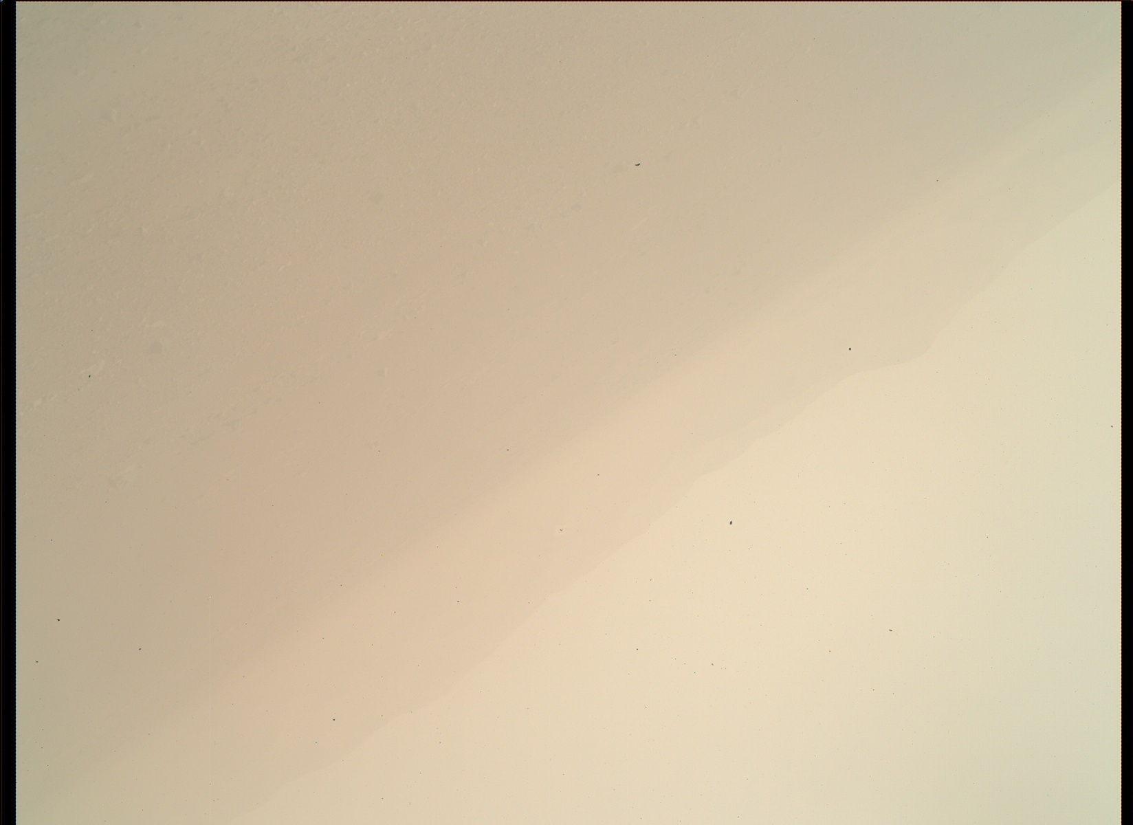 Nasa's Mars rover Curiosity acquired this image using its Mars Hand Lens Imager (MAHLI) on Sol 1