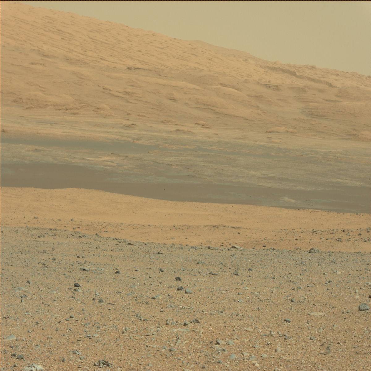 Nasa's Mars rover Curiosity acquired this image using its Mast Camera (Mastcam) on Sol 3