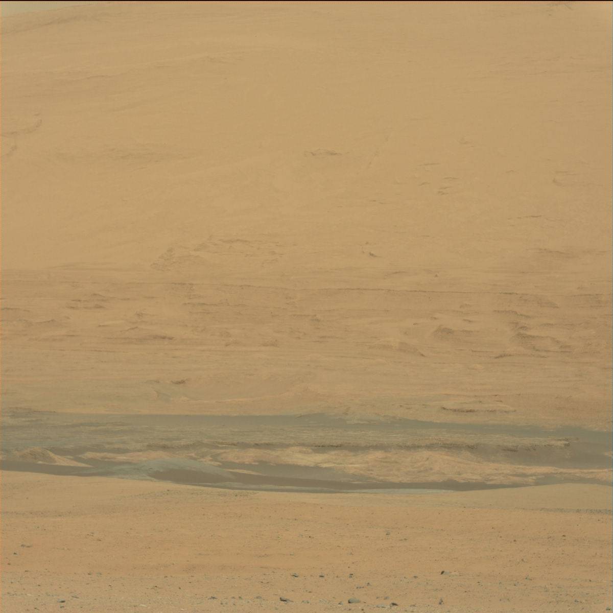 Nasa's Mars rover Curiosity acquired this image using its Mast Camera (Mastcam) on Sol 13