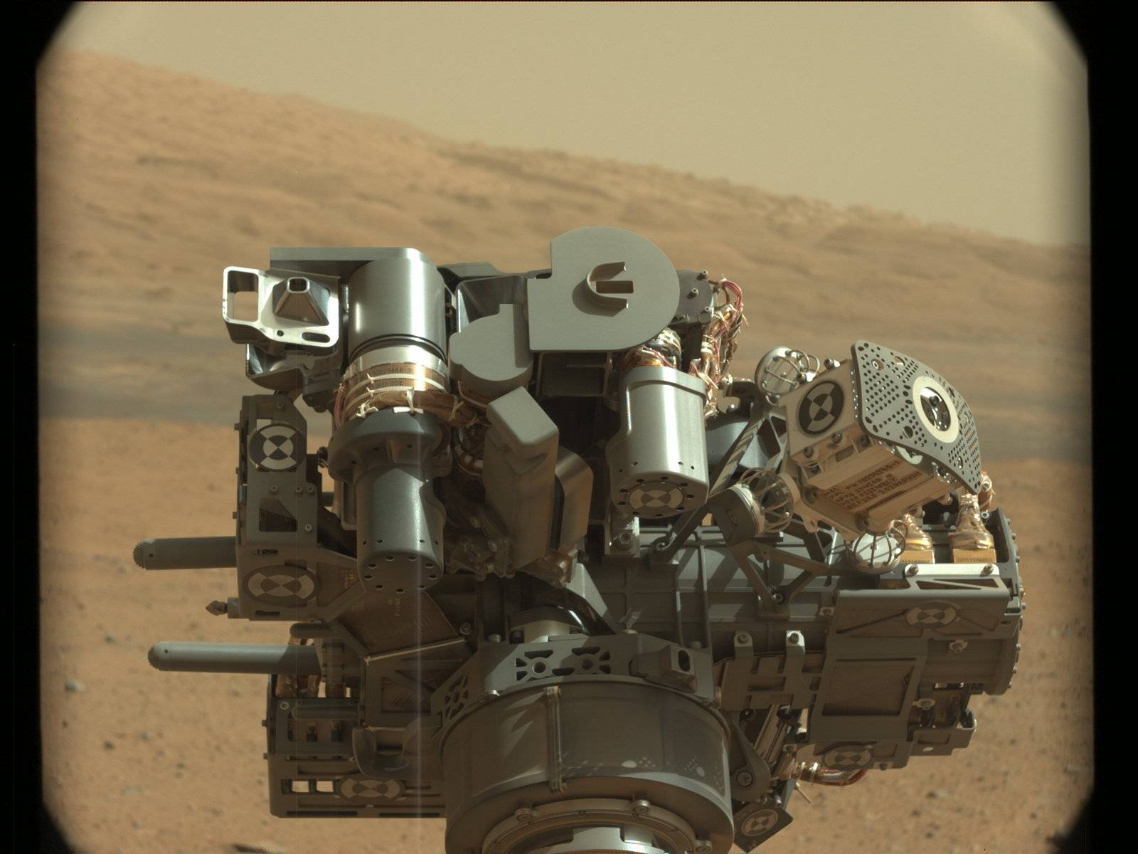 Nasa's Mars rover Curiosity acquired this image using its Mast Camera (Mastcam) on Sol 32
