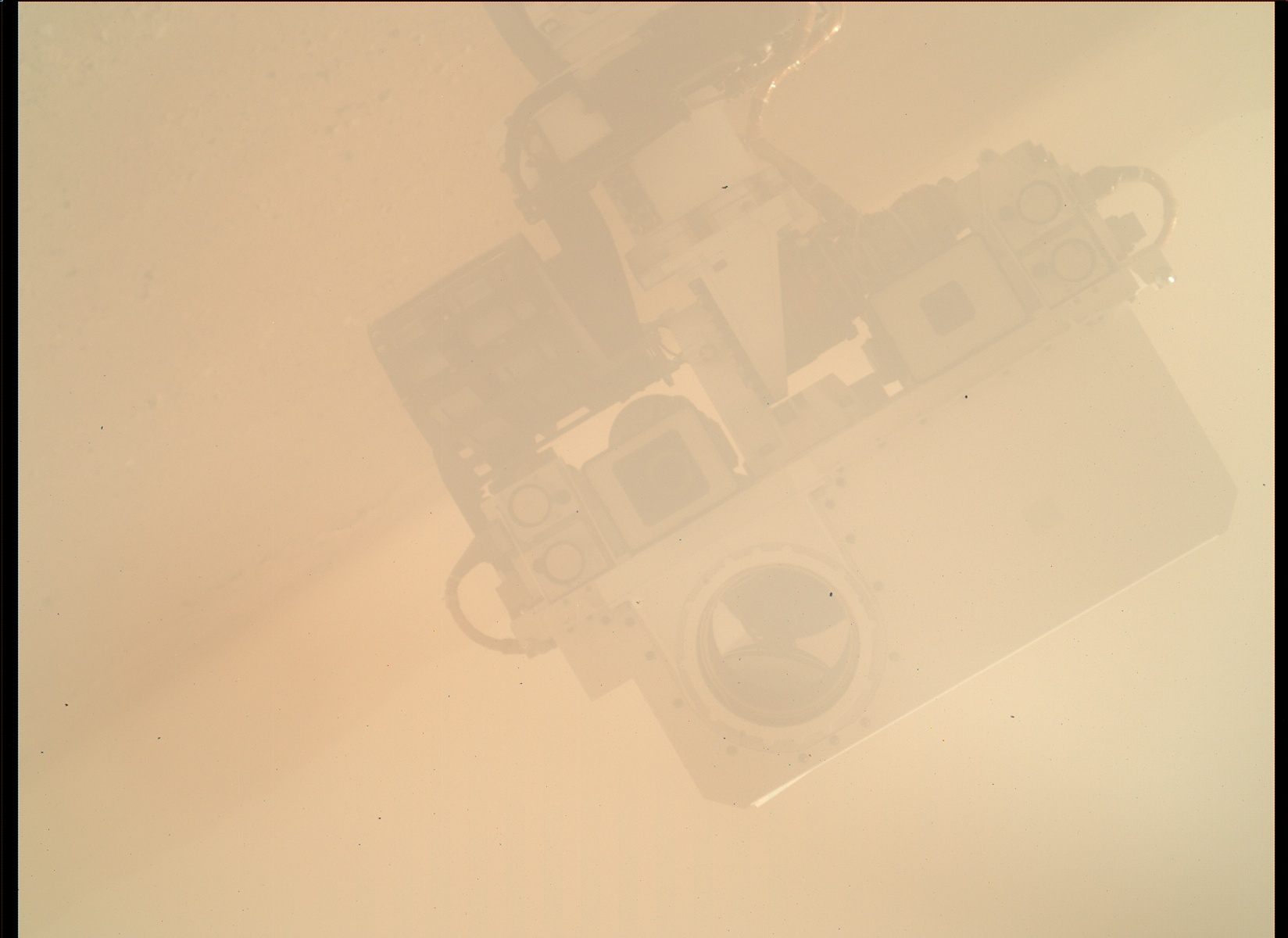Nasa's Mars rover Curiosity acquired this image using its Mars Hand Lens Imager (MAHLI) on Sol 32