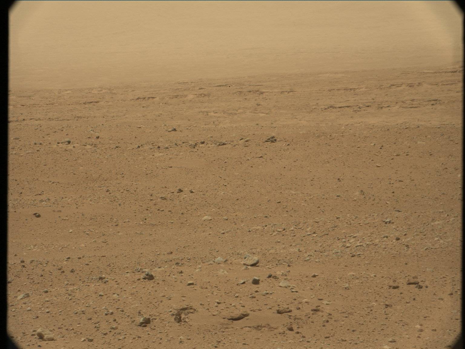 Nasa's Mars rover Curiosity acquired this image using its Mast Camera (Mastcam) on Sol 33