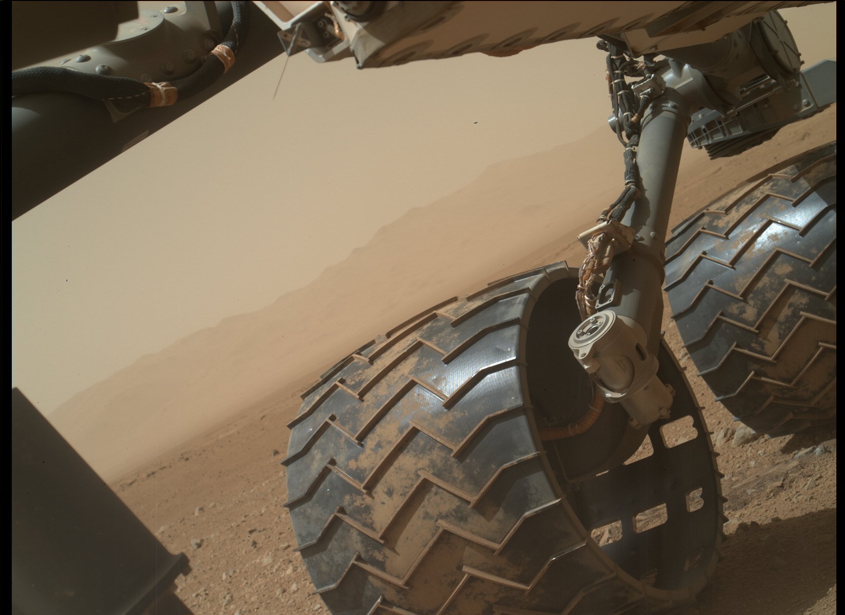 Nasa's Mars rover Curiosity acquired this image using its Mars Hand Lens Imager (MAHLI) on Sol 34