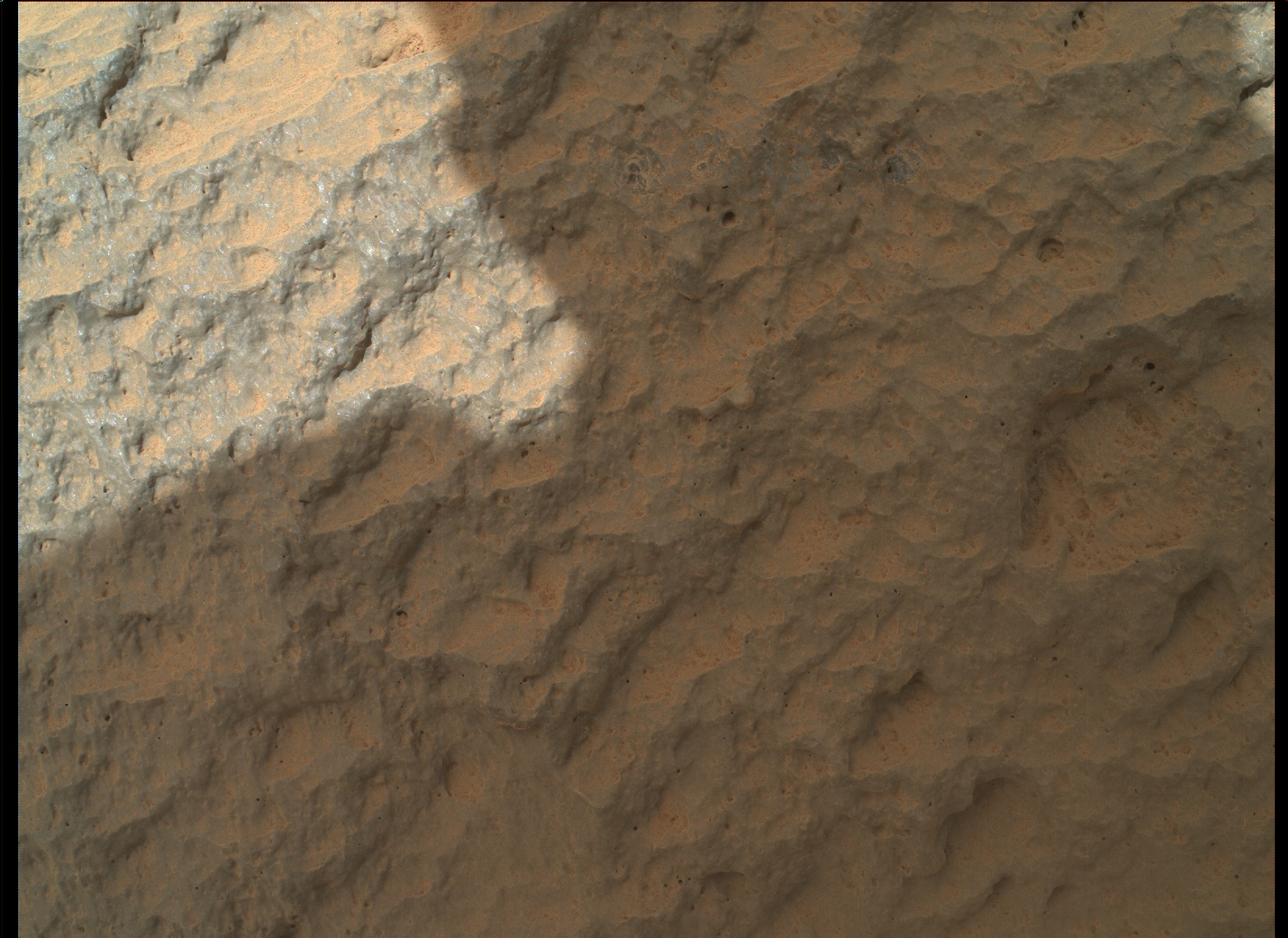Nasa's Mars rover Curiosity acquired this image using its Mars Hand Lens Imager (MAHLI) on Sol 47