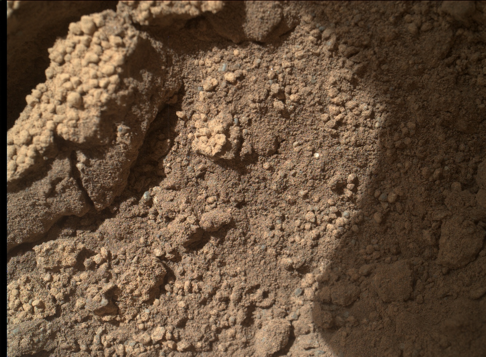 Nasa's Mars rover Curiosity acquired this image using its Mars Hand Lens Imager (MAHLI) on Sol 66