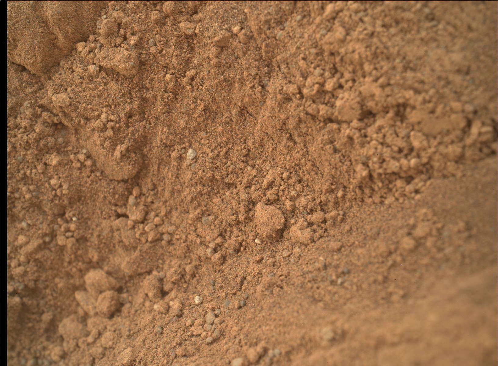 Nasa's Mars rover Curiosity acquired this image using its Mars Hand Lens Imager (MAHLI) on Sol 67