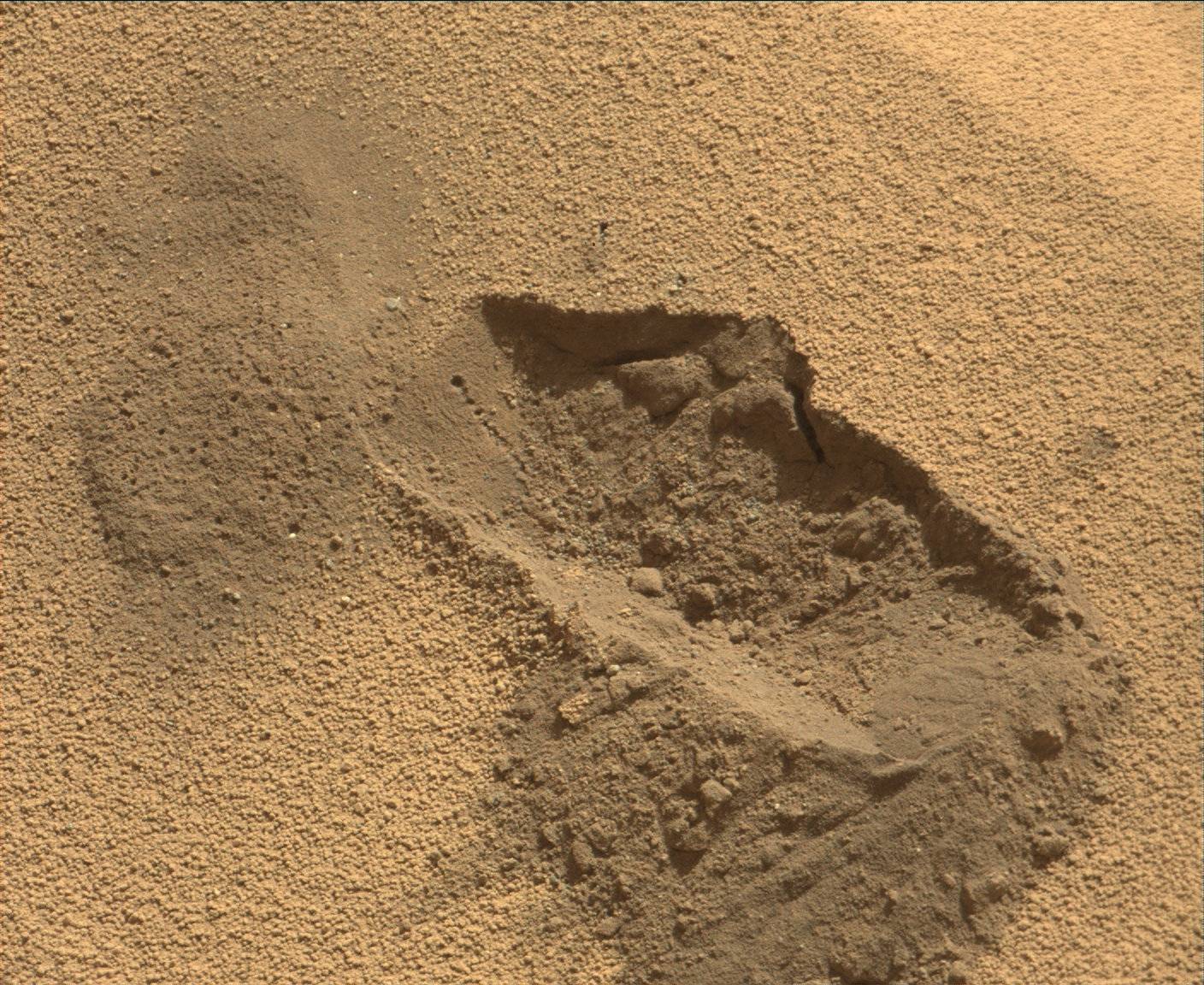 Nasa's Mars rover Curiosity acquired this image using its Mast Camera (Mastcam) on Sol 84