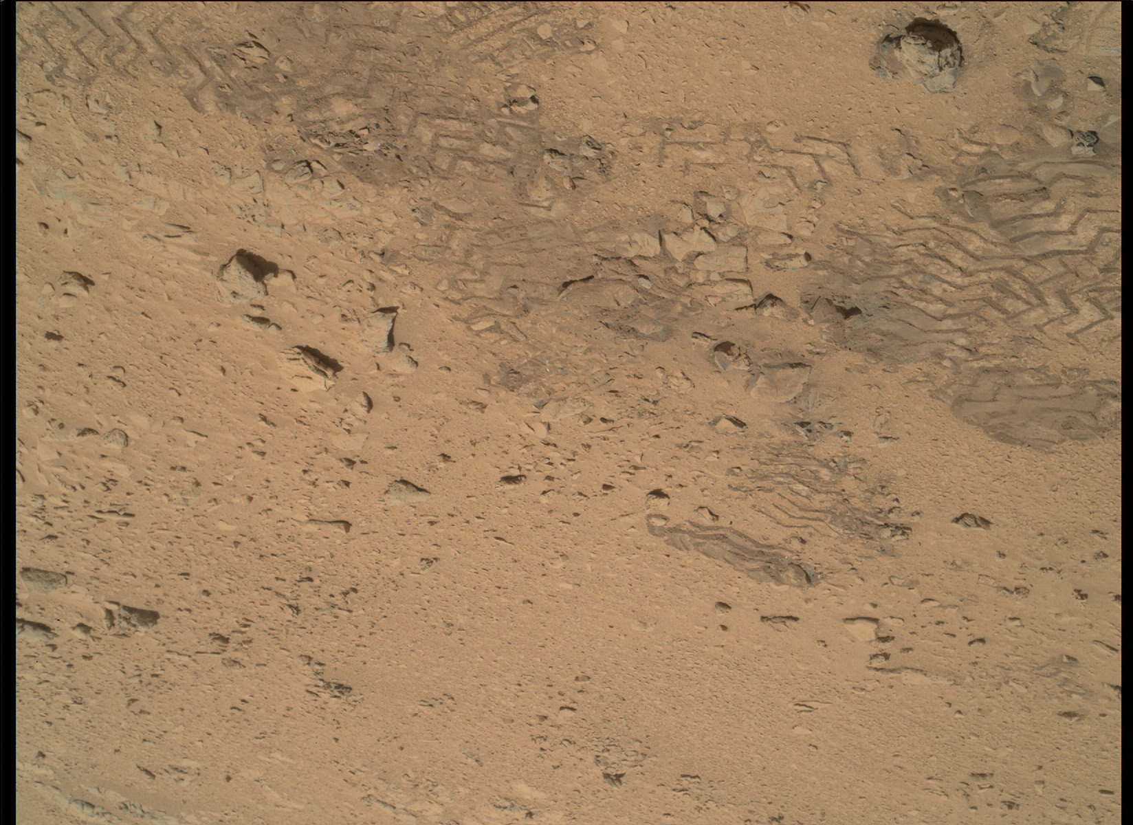 Nasa's Mars rover Curiosity acquired this image using its Mars Hand Lens Imager (MAHLI) on Sol 84