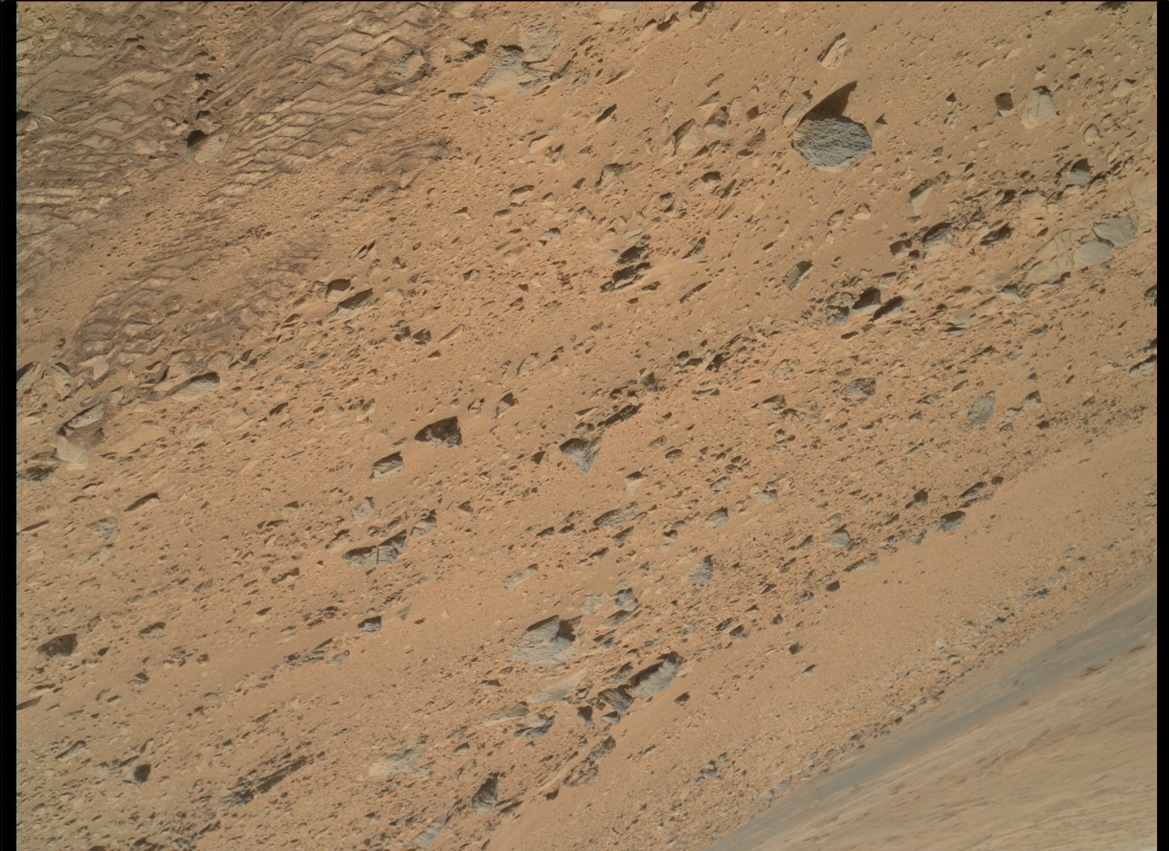 Nasa's Mars rover Curiosity acquired this image using its Mars Hand Lens Imager (MAHLI) on Sol 85