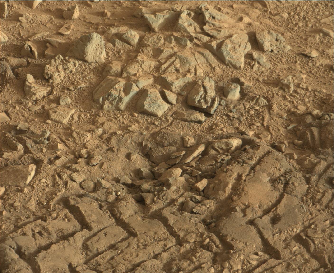 Nasa's Mars rover Curiosity acquired this image using its Mast Camera (Mastcam) on Sol 94
