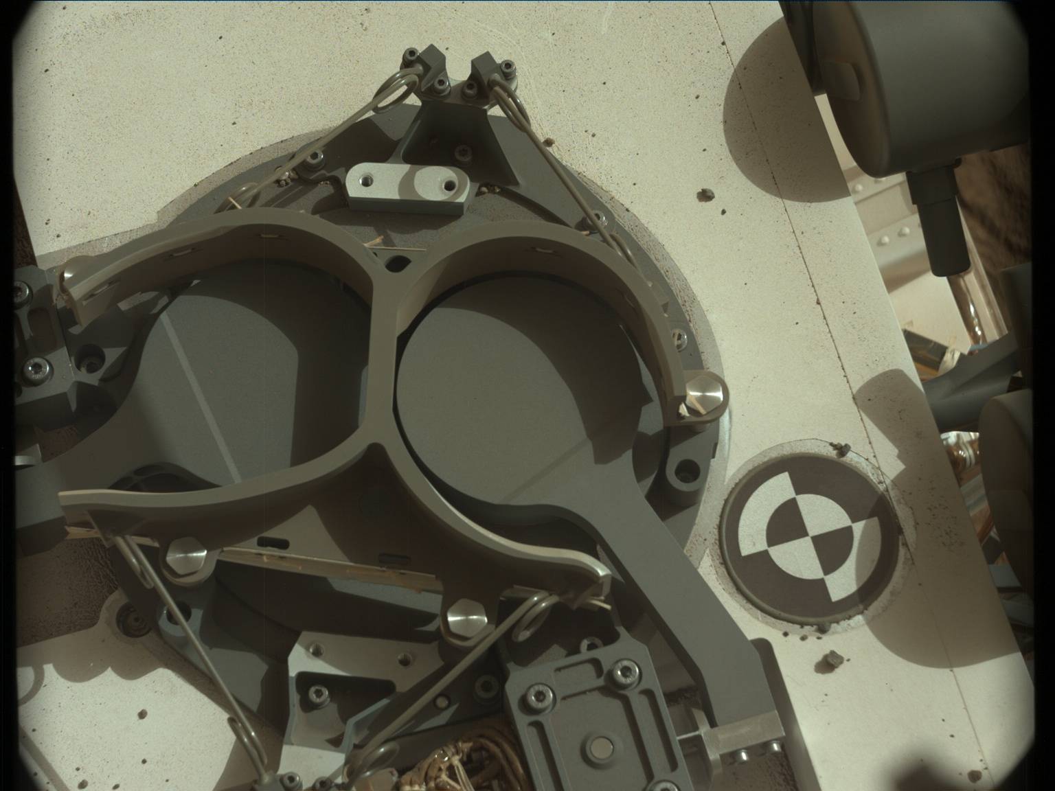 Nasa's Mars rover Curiosity acquired this image using its Mast Camera (Mastcam) on Sol 96