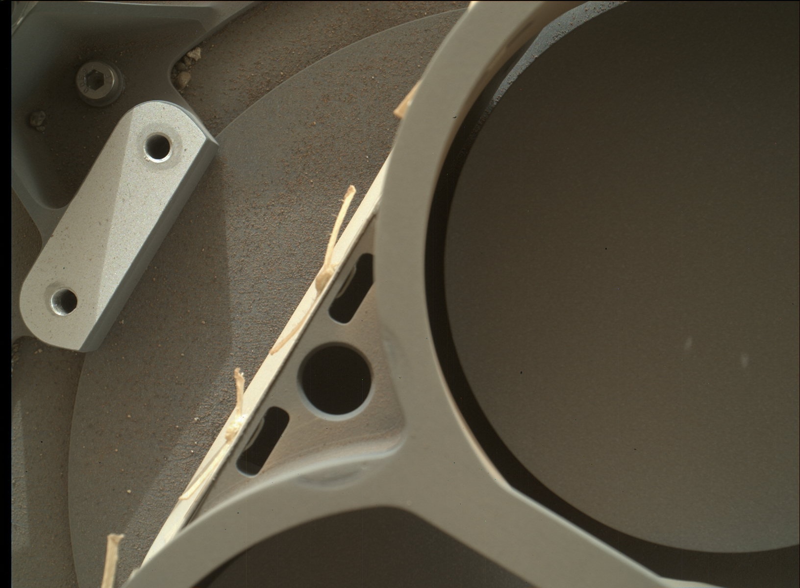 Nasa's Mars rover Curiosity acquired this image using its Mars Hand Lens Imager (MAHLI) on Sol 96