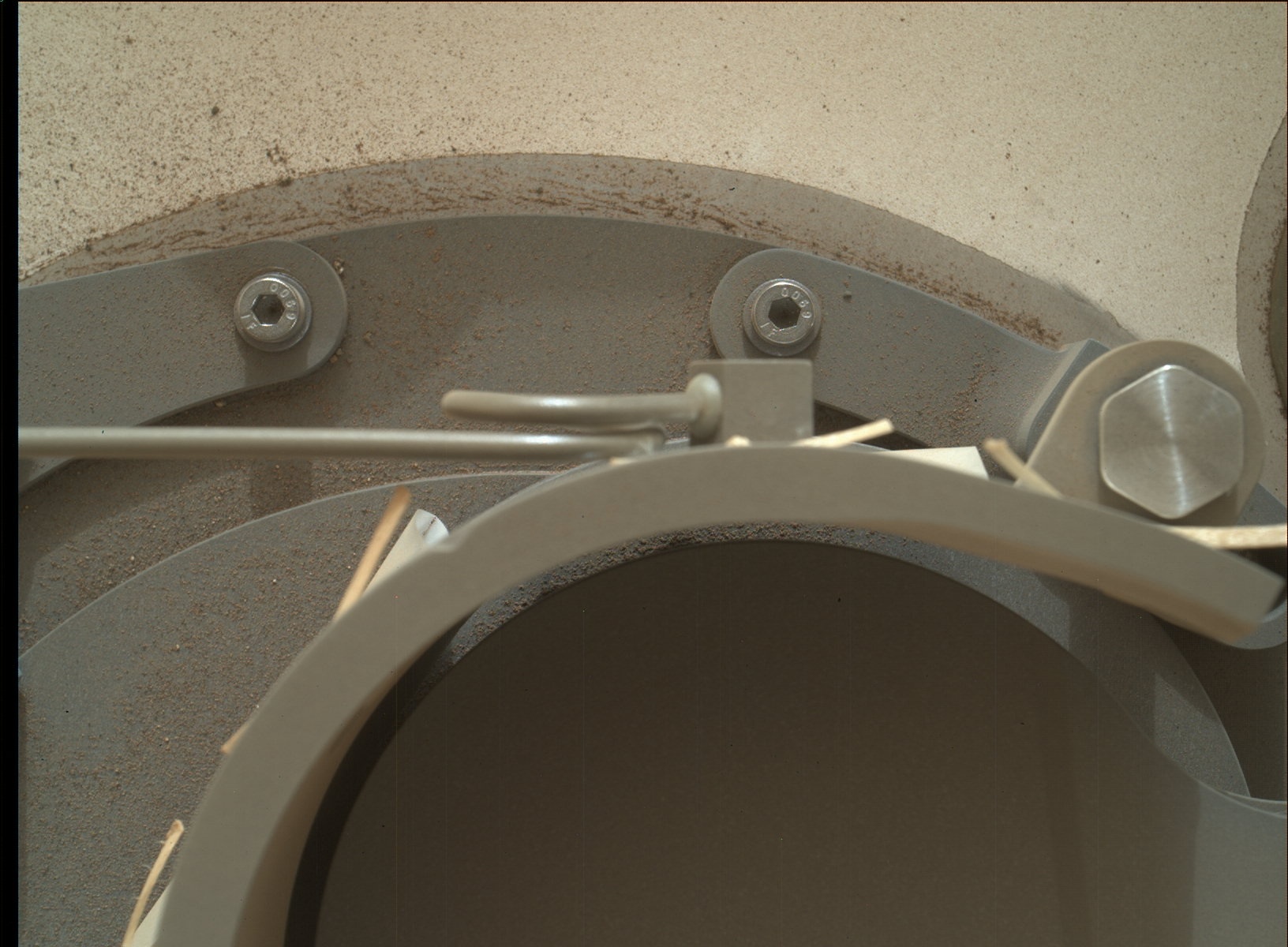 Nasa's Mars rover Curiosity acquired this image using its Mars Hand Lens Imager (MAHLI) on Sol 98