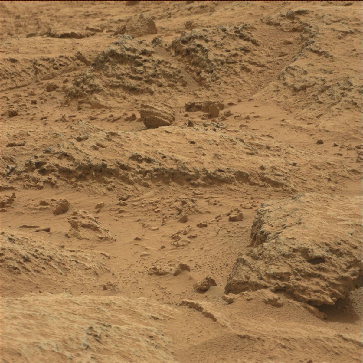 Nasa's Mars rover Curiosity acquired this image using its Mast Camera (Mastcam) on Sol 107