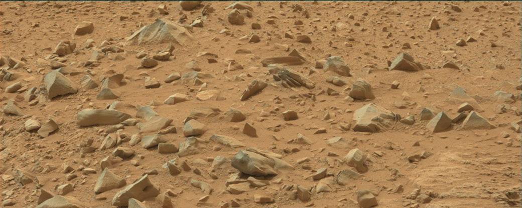 Nasa's Mars rover Curiosity acquired this image using its Mast Camera (Mastcam) on Sol 109