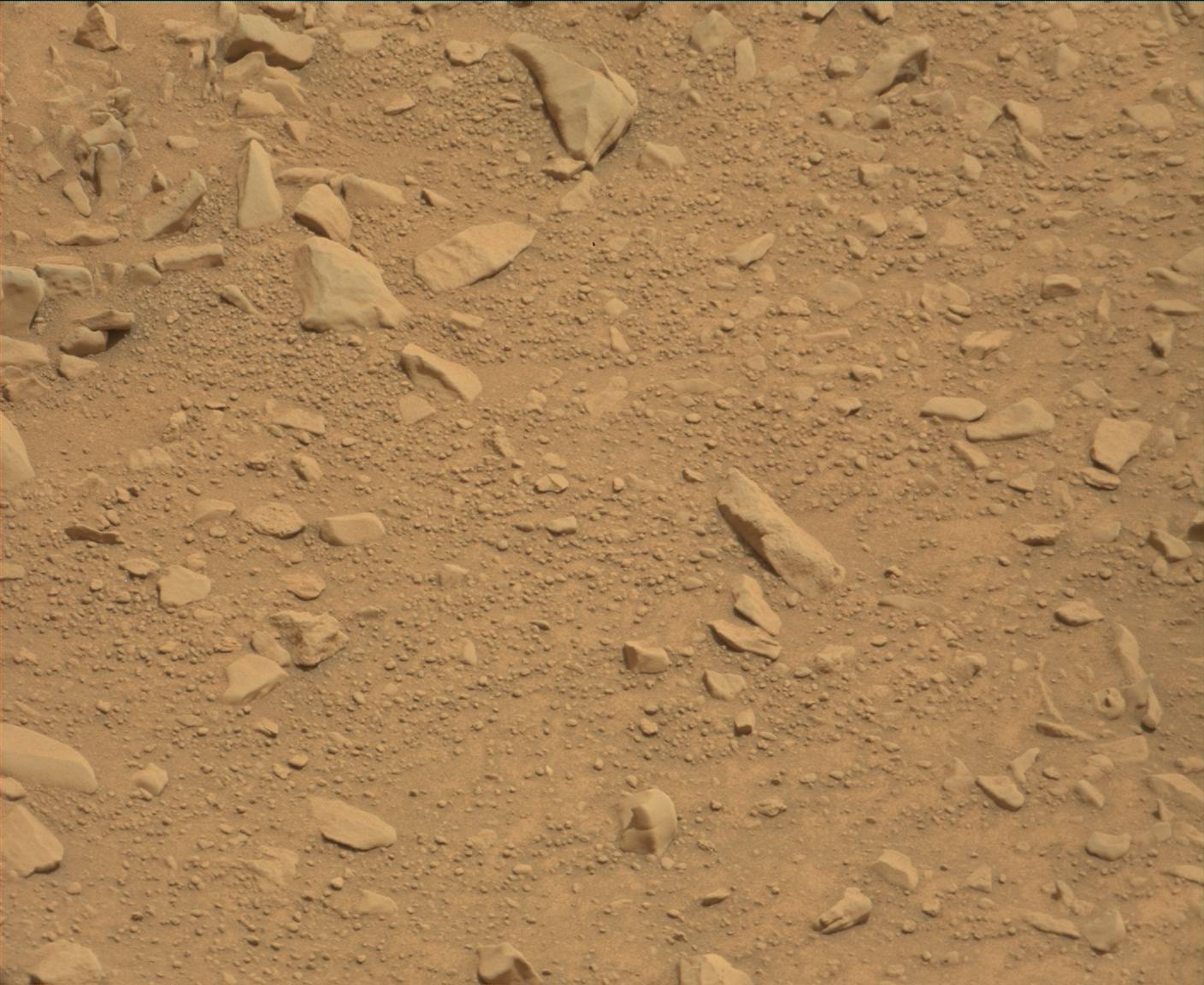 Nasa's Mars rover Curiosity acquired this image using its Mast Camera (Mastcam) on Sol 112