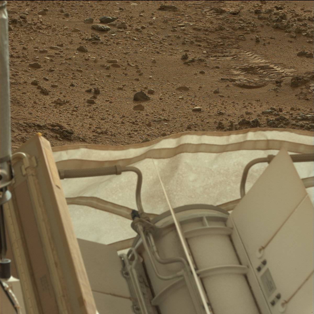 Nasa's Mars rover Curiosity acquired this image using its Mast Camera (Mastcam) on Sol 118