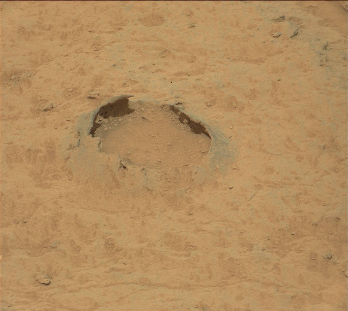 Nasa's Mars rover Curiosity acquired this image using its Mast Camera (Mastcam) on Sol 122