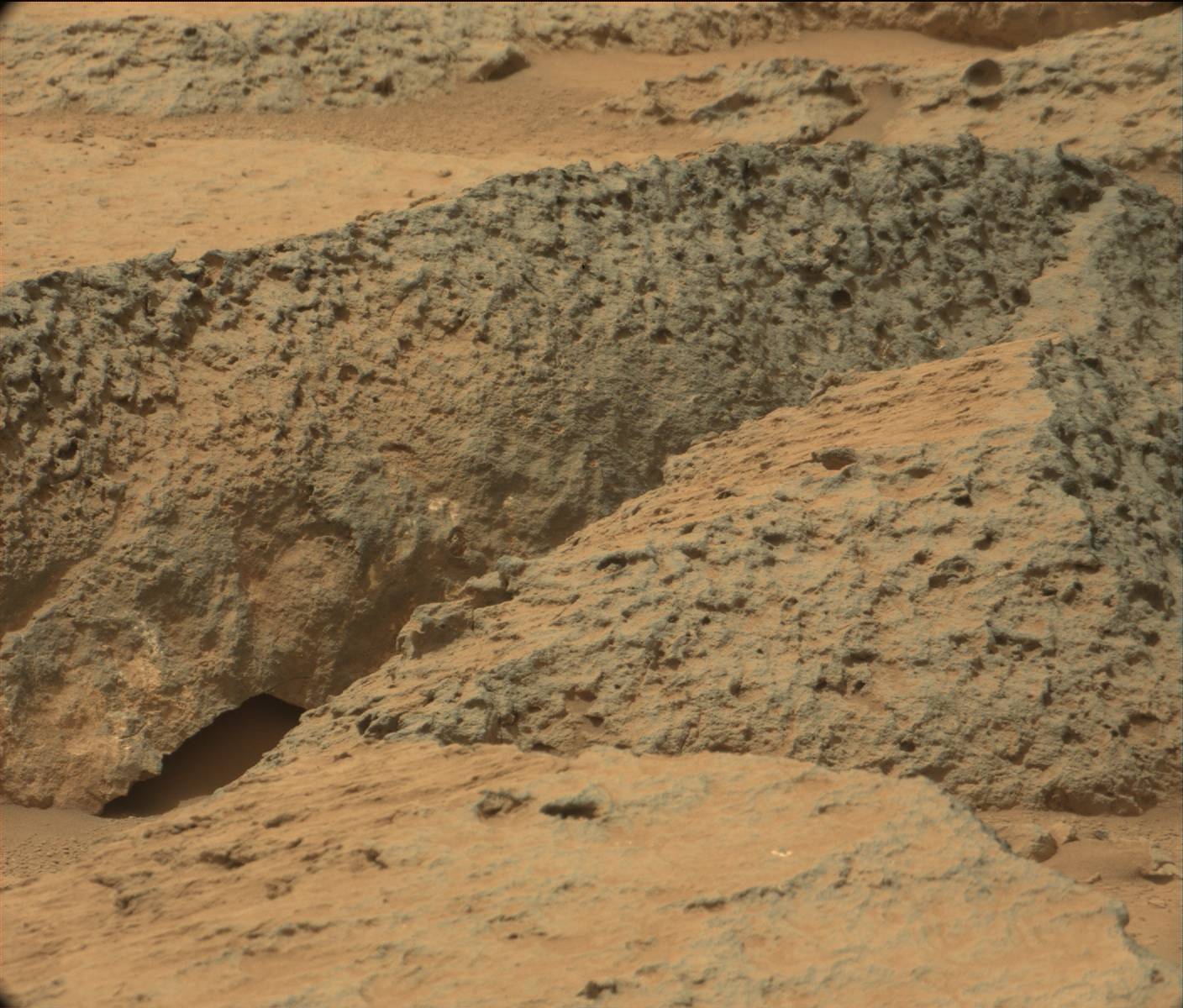 Nasa's Mars rover Curiosity acquired this image using its Mast Camera (Mastcam) on Sol 123