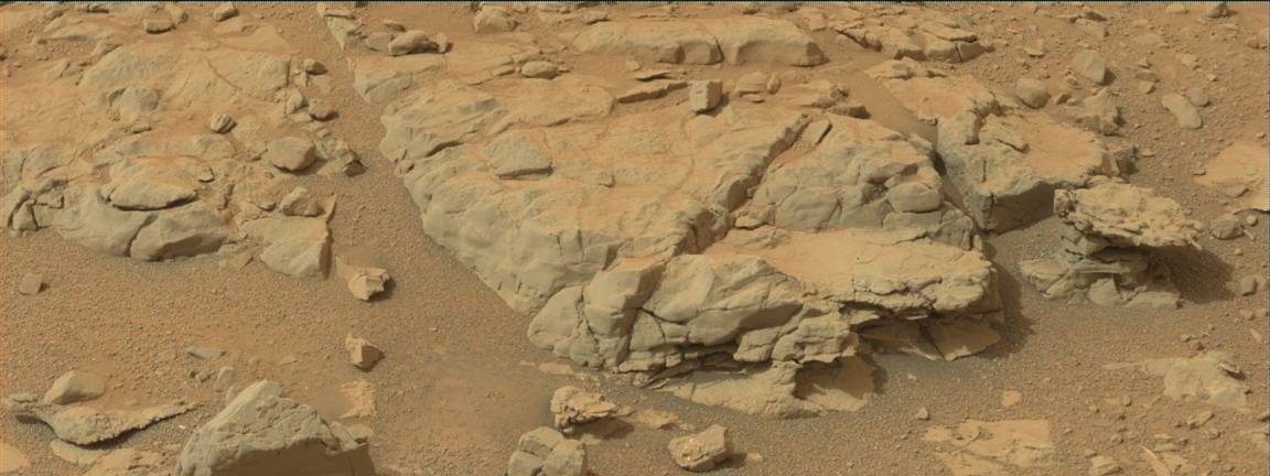 Nasa's Mars rover Curiosity acquired this image using its Mast Camera (Mastcam) on Sol 138