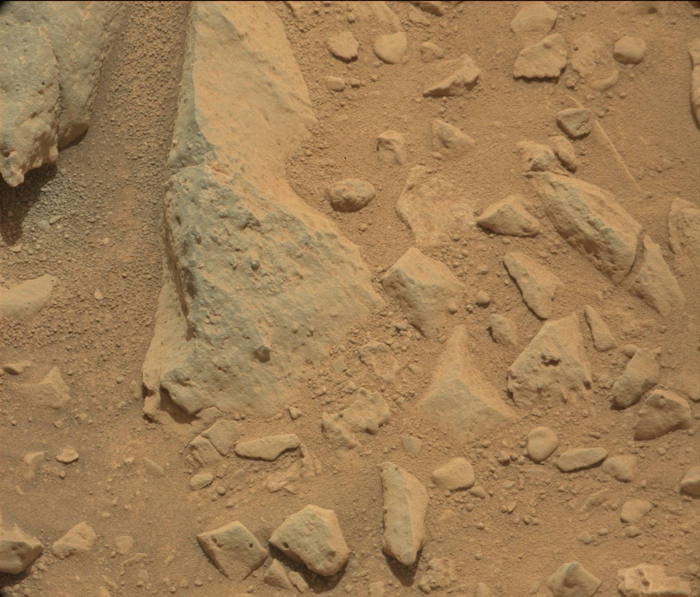 Nasa's Mars rover Curiosity acquired this image using its Mast Camera (Mastcam) on Sol 149