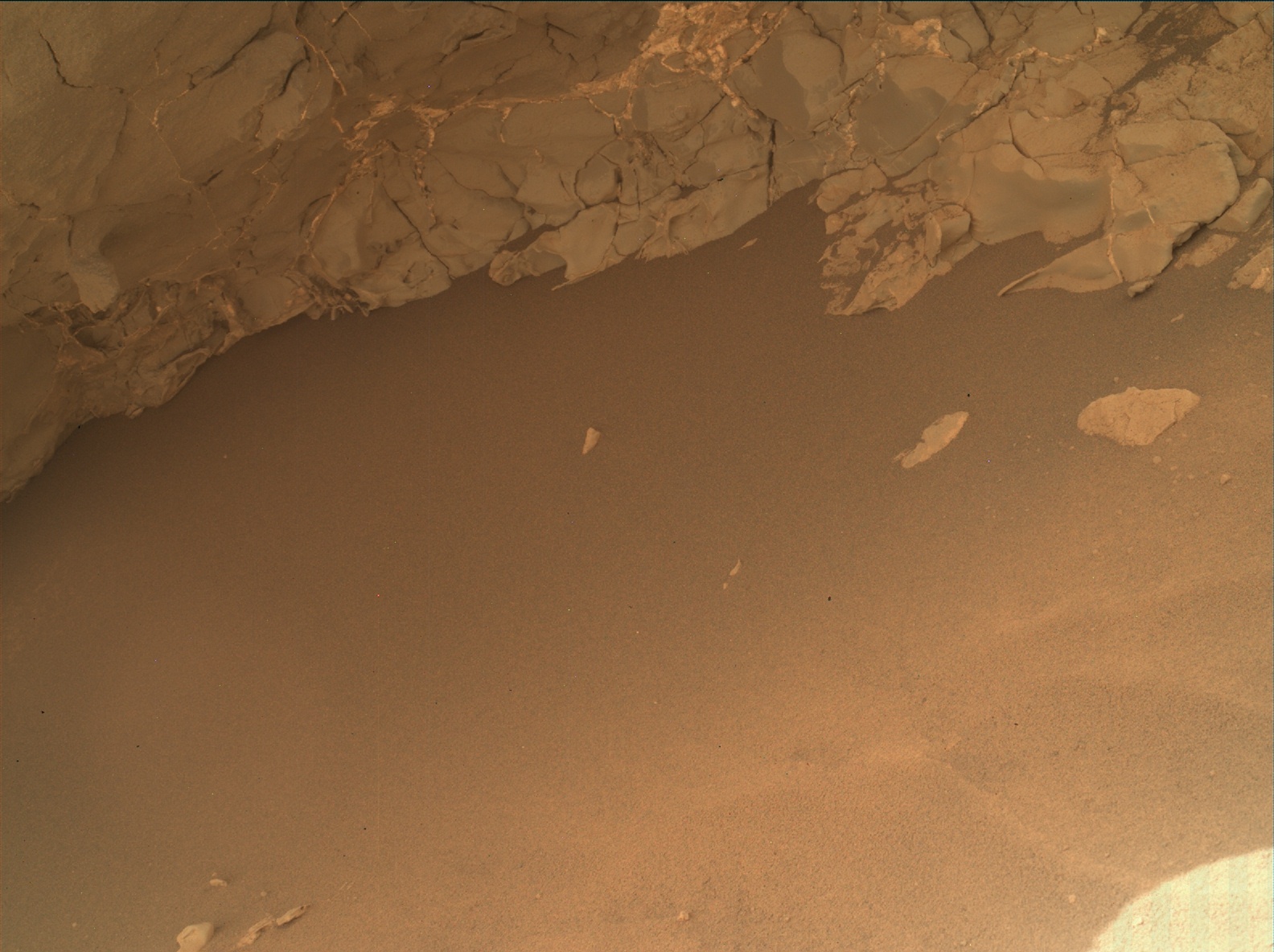 Nasa's Mars rover Curiosity acquired this image using its Mars Hand Lens Imager (MAHLI) on Sol 149