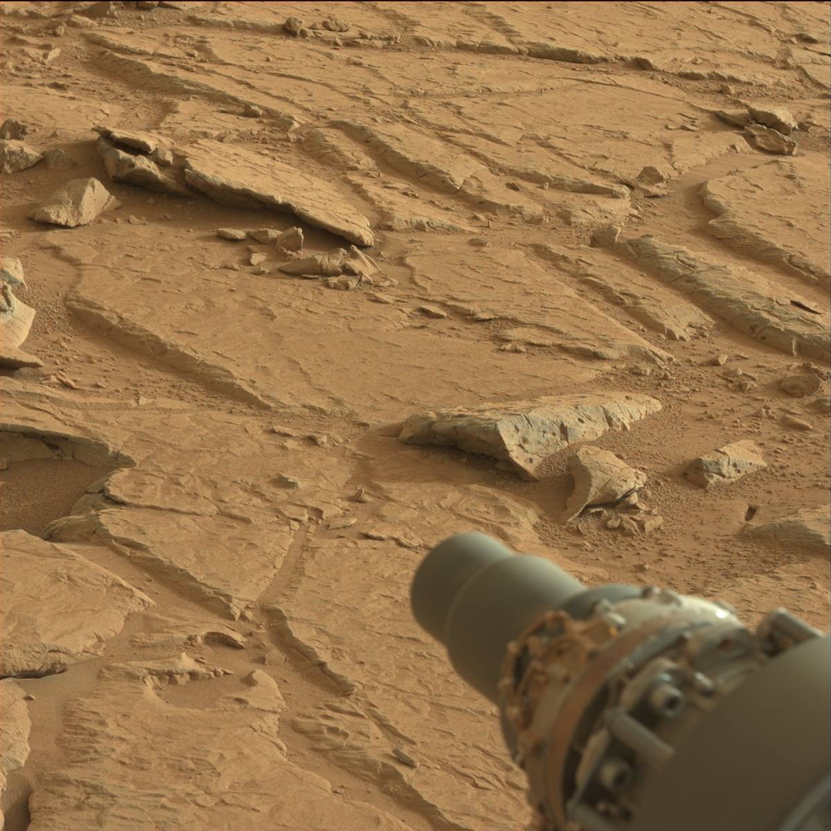 Nasa's Mars rover Curiosity acquired this image using its Mast Camera (Mastcam) on Sol 154
